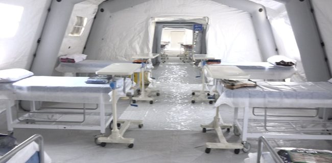 افتتاح نخستین بیمارستان صحرایی در منطقه دشتیاری برای خدمترسانی فوری افتتاح نخستین بیمارستان صحرایی در منطقه دشتیاری برای خدمترسانی فوری