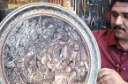 وحید چشمی، استاد جوان قلمزنی سبزوار؛ روایت یک هنر اصیل