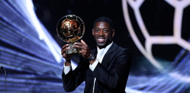 فوری؛ عثمان دمبله برنده توپ طلا ۲۰۲۵