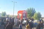 گمنامی که عزیز دوساریِ عنبرآباد شد؛ تشییع پیکر مطهر شهید ۲۲ ساله همزمان با ایام شهادت حضرت زهرا(س)